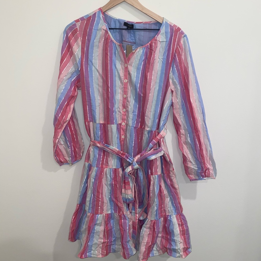 J. Crew Multi-Color Mini Dress